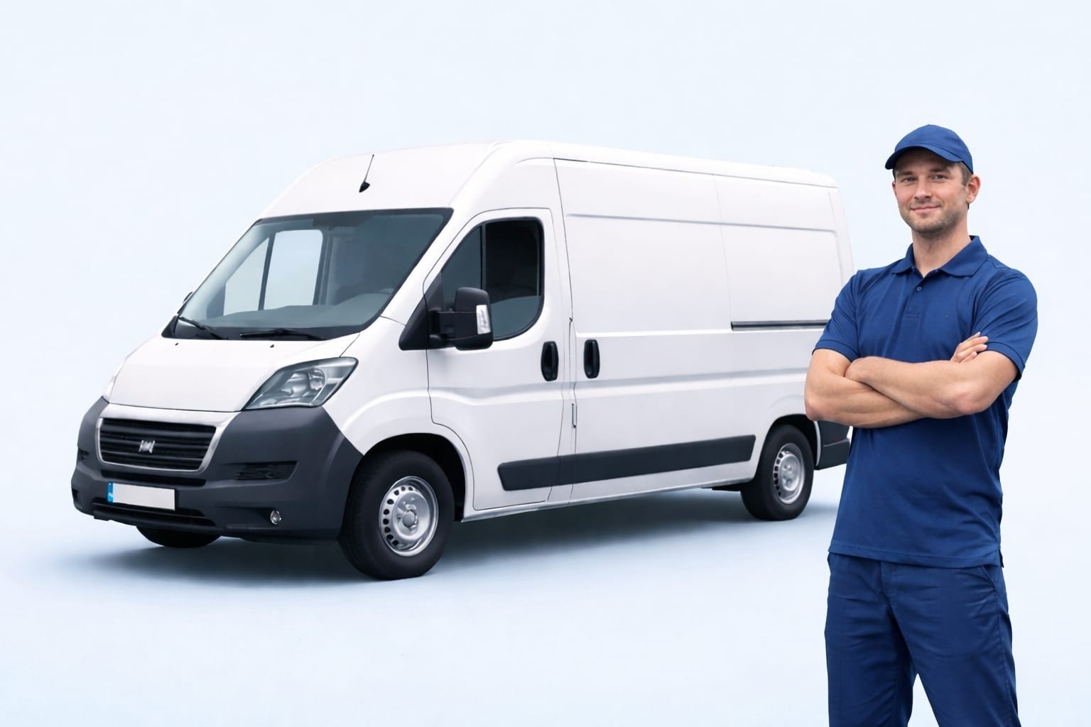 Transporter mit Fahrer